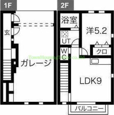 アンソレイエＢ棟の物件間取画像